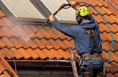 Démoussage et hydrofuge de toiture à Audignies