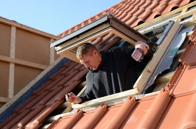 Pose de fenêtres de toit Velux à Audignies